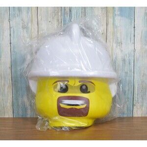 RARE LEGO Minifigure Firefighter Mask & Hands Costume Accessory Disguise NEW